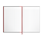 Oxford Black n’ Red A4 Notebook 96 Sheets 5mm Square Ruled