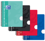 Collegeblok Oxford School A5+ lijn 17-gaats 160 pagina's 80gr assorti