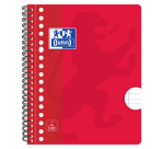 Collegeblok Oxford School A5+ lijn 17-gaats 160 pagina's 80gr assorti