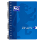 Collegeblok Oxford School A4 ruit 10x10mm 23-gaats 160 pagina's 80gr assorti
