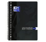 Collegeblok Oxford School A4 ruit 10x10mm 23-gaats 160 pagina's 80gr assorti