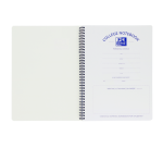 Collegeblok Oxford School A4 ruit 10x10mm 23-gaats 160 pagina's 80gr assorti