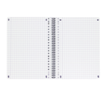 Collegeblok Oxford School A4 ruit 10x10mm 23-gaats 160 pagina's 80gr assorti