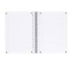 Oxford School A4+ College Block 23 perforated lined 160 sheets 80g assorted