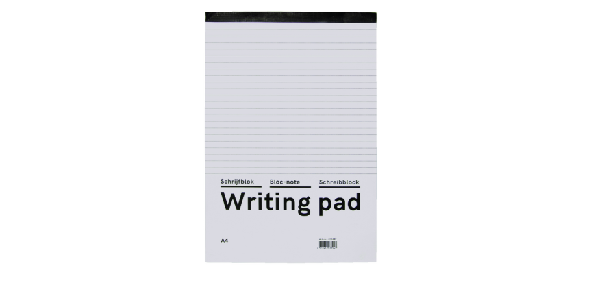 Qbasic A4 Ruled Notepad 160 Pages 60gsm