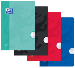 Schrift Oxford School A4 ruit 5x5mm 120 pagina's 80gr assorti