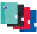 Cahier Oxford School A5 carreau 5x5mm 72 pages 80g assorti