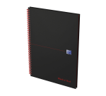 Cahier de notes Oxford Black n’ Red A4 ligné 140 pages 80g
