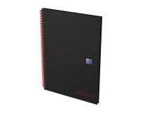 Oxford Black n’ Red Notizbuch A4 liniert 140 Seiten 80g