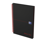 Spiraalblok Oxford Black n' Red A5 lijn 140 pagina's 80gr