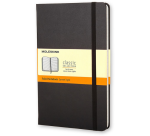 Carnet de poche Moleskine 90x140mm ligné couverture rigide noir