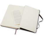Carnet de poche Moleskine 90x140mm ligné couverture rigide noir