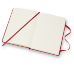 Carnet de notes Moleskine Pocket 90x140mm ligné rigide rouge
