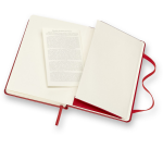 Carnet de notes Moleskine Pocket 90x140mm ligné rigide rouge