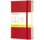 Carnet de notes Moleskine Pocket 90x140mm uni rigide rouge