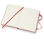 Carnet de notes Moleskine Pocket 90x140mm uni rigide rouge