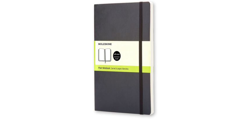 Moleskine Taschenheft 90x140mm weicher Einband unifarben schwarz