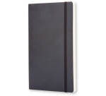 Moleskine Taschenheft 90x140mm weicher Einband unifarben schwarz