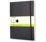 Moleskine XL Notizbuch 190x250mm unifarben weicher Einband schwarz