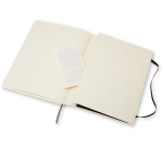 Moleskine XL Notebook 190x250mm plain soft cover black