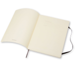 Moleskine XL Notebook 190x250mm plain soft cover black