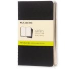 Moleskine-Notizbuch 90x140mm uni 240 Seiten 70g schwarz 3 Stück