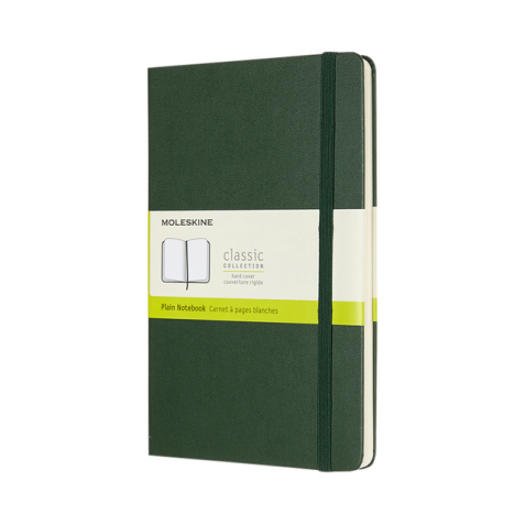 Carnet de notes Moleskine XL 130x210mm ligné vert myrte