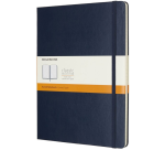 Moleskine XL Notizbuch 190x250mm liniert saphirblau