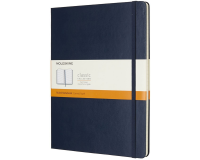 Moleskine XL Notebook 190x250mm Ruled Sapphire Blue