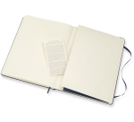 Notitieboek Moleskine XL 190x250mm lijn hard cover sapphire blue