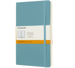 Notizbuch Moleskine Large 130x210mm liniert Riffblau