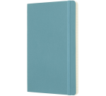 Notitieboek Moleskine large 130x210mm lijn soft cover reef blue
