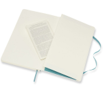 Notitieboek Moleskine large 130x210mm lijn soft cover reef blue
