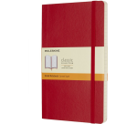 Moleskine Notizbuch L 130x210mm liniert Soft Scharlachrot