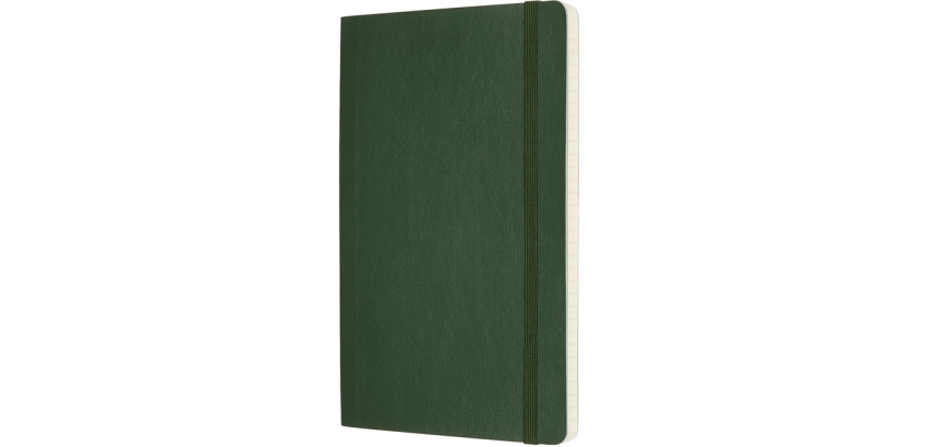 Notitieboek Moleskine large 130x210mm lijn soft cover myrtle green