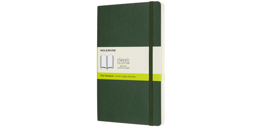 Moleskine Notebook L 130x210mm plain myrtle green