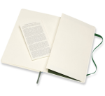 Notitieboek Moleskine large 130x210mm blanco soft cover myrtle green