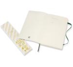Notitieboek Moleskine large 130x210mm blanco soft cover myrtle green