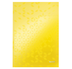 Cahier de notes Leitz WOW A4 ligné 160 pages 90g jaune