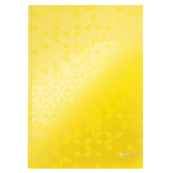 Cahier de notes Leitz WOW A4 ligné 160 pages 90g jaune