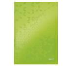 Leitz WOW A4 Lined Notebook 160 Pages 90g Green