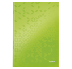 Cahier de notes Leitz WOW A4 ligné 160 pages 90g vert