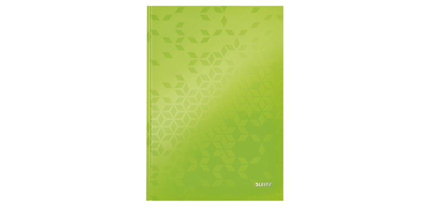 Leitz WOW A4 Lined Notebook 160 Pages 90g Green