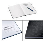 Notitieboek Leitz WOW A4 160blz 90gr lijn zwart
