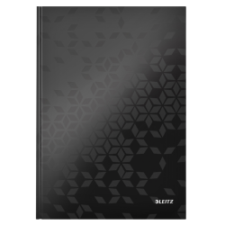 Cahier Leitz WOW A4 160 feuilles 90g ligné noir