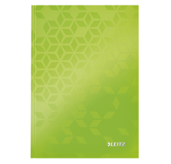 Cahier de notes Leitz WOW A5 ligné 160 pages 90g vert