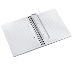 Cahier de notes Leitz WOW A5 ligné spirale PP blanc