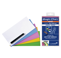 Magic-chart Notes Legamaster tableau blanc 100x200mm assorti 500 feuilles