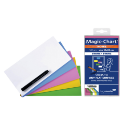 Magic-chart notes Legamaster 10x20cm assorti