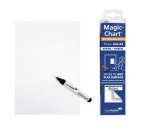 Magic-chart notes Legamaster whiteboard 20x30cm wit 25 vel